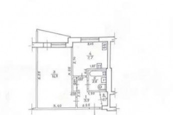 Продам 1-кімнатну квартиру, Салтовка, Код: 807369/1