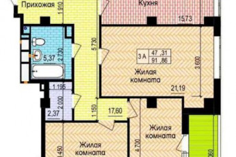 Продам 3-х кімнатну квартиру в новобудові, Новые дома, Маршала Жукова метро (Дворец спорта), Код: 807661/9