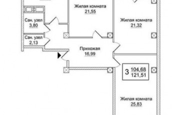 Продам 3-х кімнатну квартиру в новобудові, Салтовка, Академика Барабашова метро, Код: 807898/1