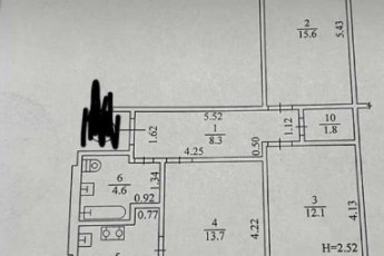 Продам 3-х кімнатну квартиру, Холодная Гора, Холодная Гора метро, Код: 808762/1