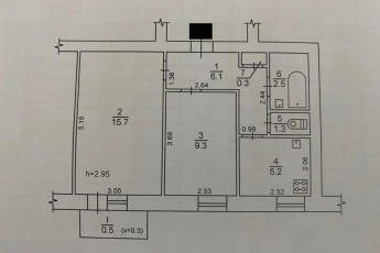 Продам 2-х кімнатну квартиру, ХТЗ, Код: 809759/1