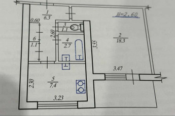 Продам 1-кімнатну квартиру, Одесская, Код: 811651/1