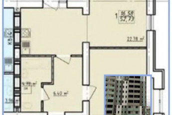 Продам 2-х кімнатну квартиру в новобудові, Гагарина проспект, Проспект Гагарина метро, Код: 811860/1