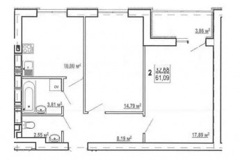 Продам 2-х кімнатну квартиру в новобудові, Журавлевка, Код: 811982/1