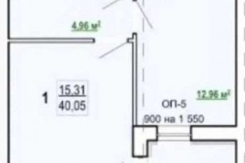 Продам 1-кімнатну квартиру в новобудові, Журавлевка, Код: 812853/1
