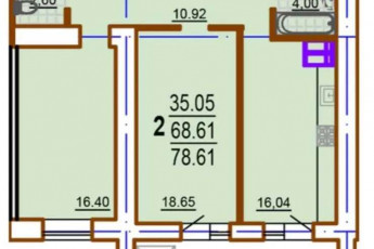 Продам 2-х кімнатну квартиру в новобудові, Павлово поле, 23 Августа метро, Код: 813092/1