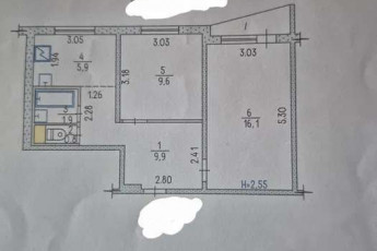 Продам 2-х кімнатну квартиру, Песочин, Надия, Код: 813129/1