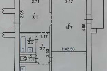 Продам 2-х кімнатну квартиру, Залютино, Код: 816284/1