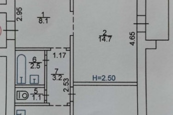 Продам 2-х кімнатну квартиру, Залютино, Код: 816331/1