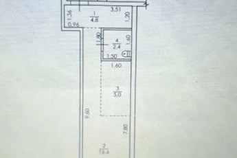 Продам 1-кімнатну квартиру в новобудові, Гагарина проспект, Спортивная метро, Код: 816566/1