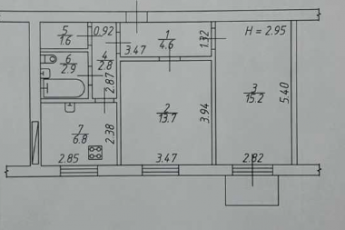 Продам 2-х кімнатну квартиру, Сосновая Горка, Код: 816801/1
