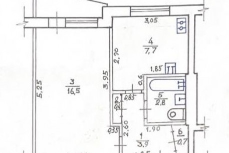 Продам 1-кімнатну квартиру, Салтовка, Код: 159655/9