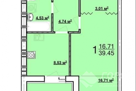 Продам 1-кімнатну квартиру в новобудові, ХТЗ, Код: 170070/12