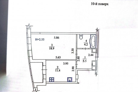 Продам 1-кімнатну квартиру в новобудові, Северная Салтовка, Меридиан ЖК, Код: 177110/5