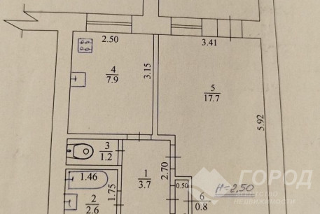 Продам 1-кімнатну квартиру, Одесская, Код: 183261/82