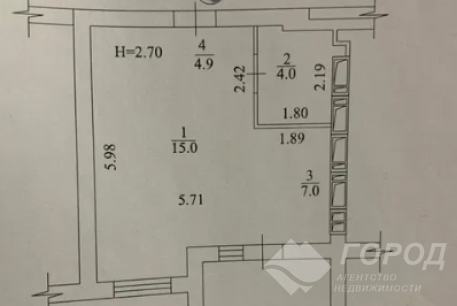 Продам 1-кімнатну квартиру в новобудові, Салтовка, Код: 230187/30