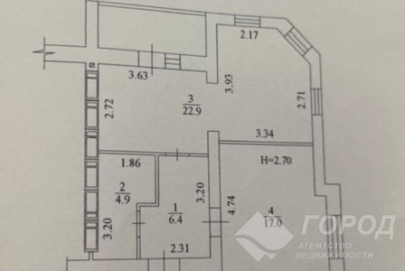 Продам 2-х кімнатну квартиру в новобудові, Гагарина проспект, Код: 245191/55