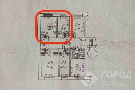 Продам гостинку, ХТЗ, Код: 257306/108