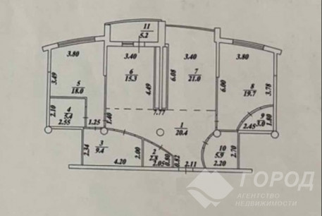 Продам 3-х кімнатну квартиру в новобудові, Центр, Код: 257306/130
