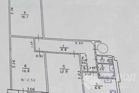 Продам 3-х кімнатну квартиру, Салтовка, Код: 257306/133