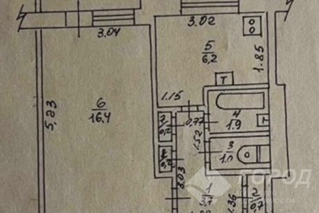Продам 1-кімнатну квартиру, Одесская, Код: 257306/33