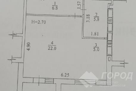 Продам 1-кімнатну квартиру в новобудові, Журавлевка, Код: 266788/5