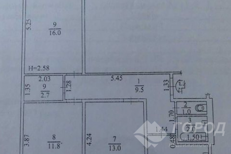 Продам 3-х кімнатну квартиру, Салтовка, 522 м/р, Код: 272662/21