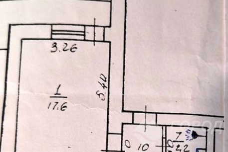 Продам гостинку, Гагарина проспект, Код: 279259/80