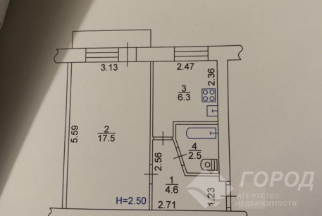 Продам 1-кімнатну квартиру, Новые дома, Код: 287452/19