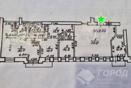Продам 4-х кімнатну квартиру, Центр, Код: 295445/49