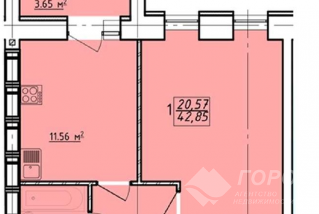 Продам 1-кімнатну квартиру в новобудові, Гагарина проспект, Проспект Гагарина метро, Код: 314066/9