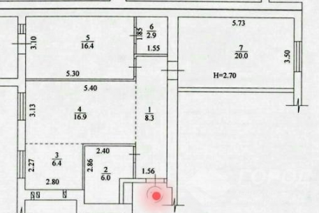 Продам 3-х кімнатну квартиру в новобудові, ХТЗ, Код: 372823/14