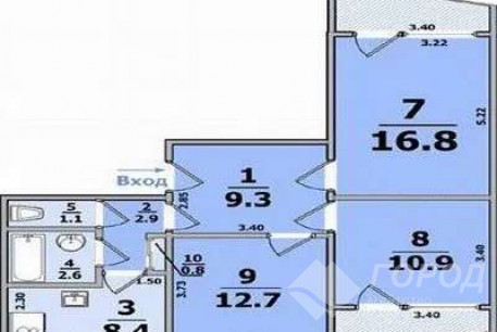 Продам 3-х кімнатну квартиру, Северная Салтовка, Код: 373551/6