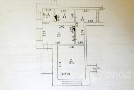 Продам 1-кімнатну квартиру в новобудові, Центр, Код: 382888/137