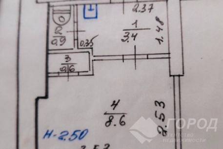 Продам гостинку, Одесская, Код: 393168/4