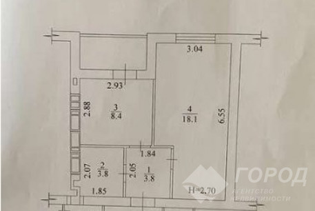 Продам 1-кімнатну квартиру в новобудові, Журавлевка, Код: 399577/7