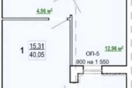Продам 1-кімнатну квартиру в новобудові, Журавлевка, Код: 402211/2