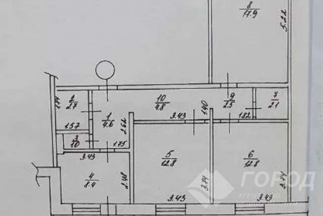Продам 3-х кімнатну квартиру, Песочин, Мобиль, Код: 408298/4