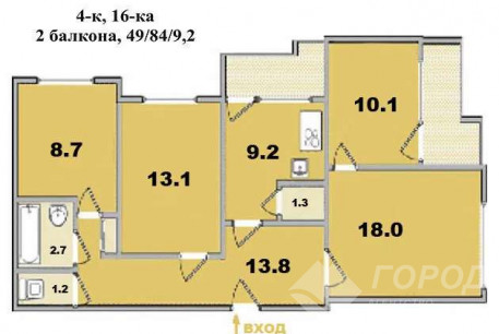 Продам 4-х кімнатну квартиру, Сосновая Горка, Научная метро, Код: 422891/5