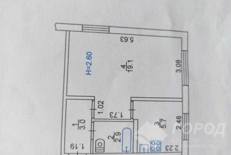 Продам 1-кімнатну квартиру, ХТЗ, Код: 433237/8