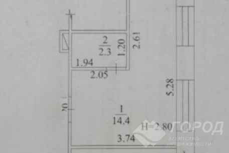 Продам гостинку, Центральный рынок, Центральный Рынок метро, Код: 444249/15