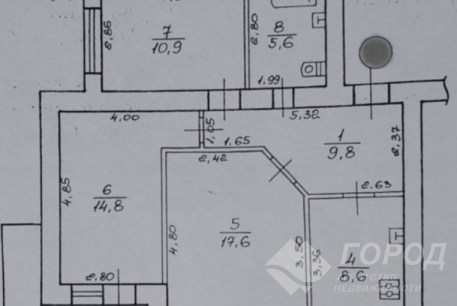 Продам 3-х кімнатну квартиру, Одесская, Код: 444249/2
