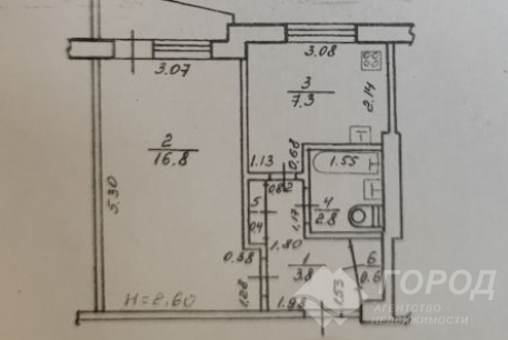 Продам 1-кімнатну квартиру, Жуковского, Код: 444249/30