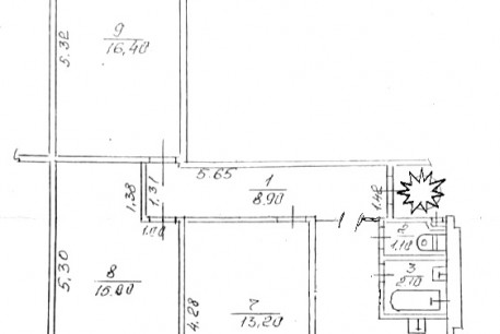Продам 3-х кімнатну квартиру, Салтовка, Студенческая метро, Код: 450331/70