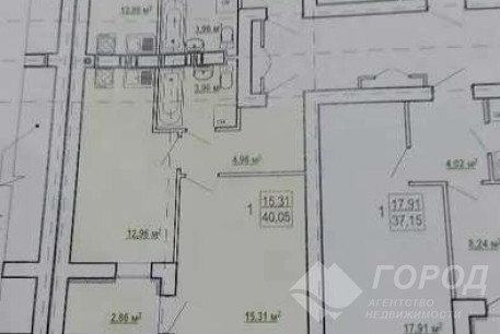 Продам 1-кімнатну квартиру в новобудові, Журавлевка, ЖК Гидропарк, Код: 452990/2