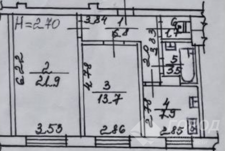 Продам 2-х кімнатну квартиру, Центр, Код: 458921/22