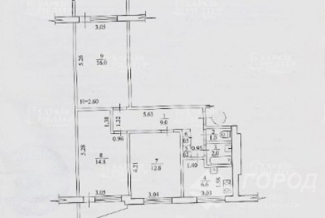 Продам 3-х кімнатну квартиру, Салтовка, 605 м/р, Код: 458921/68
