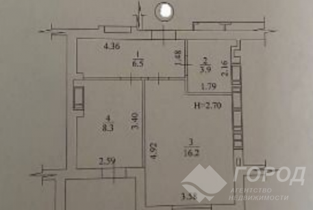 Продам 1-кімнатну квартиру в новобудові, Журавлевка, Код: 458921/8
