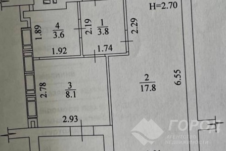 Продам 1-кімнатну квартиру в новобудові, Журавлевка, Код: 467819/1