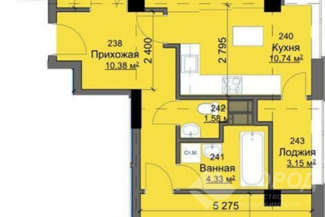 Продам 2-х кімнатну квартиру в новобудові, Гагарина проспект, Проспект Гагарина метро, Код: 477796/10